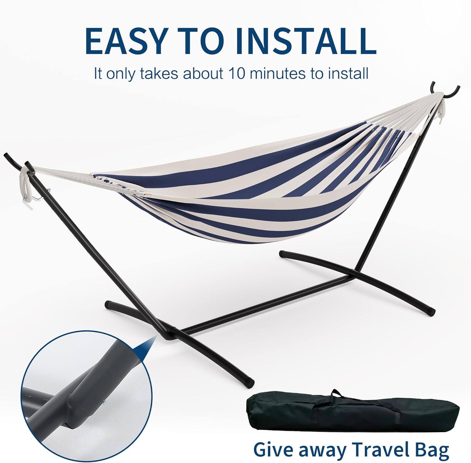 EASY TO INSTALL  
It only takes about 10 minutes to install  

Give away Travel Bag