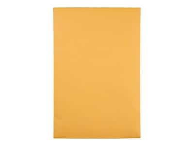 Front. Quality Park - Redi-Seal Kraft Catalog Envelopes, 6"L x 9"H, 100/Box - Brown.