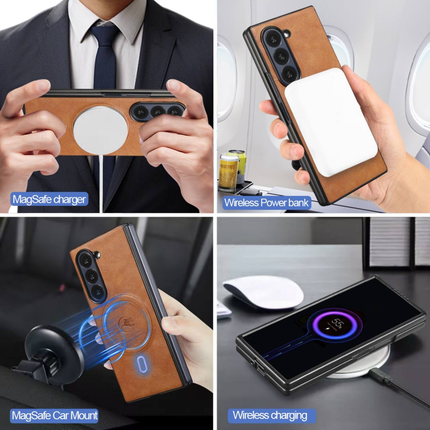 - MagSafe charger
- Wireless Power bank
- MagSafe Car Mount
- Wireless charging