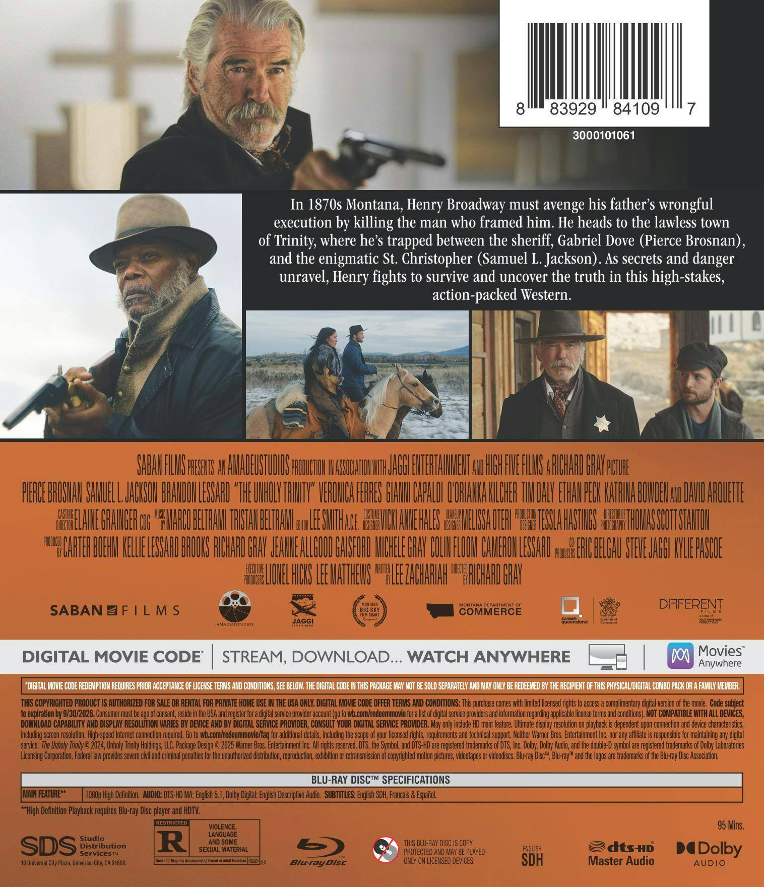 Back. The Unholy Trinity   - BLU-RAY.