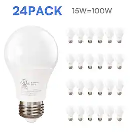 DAYBETTER - 100-Watt Equivalent A19 standard Bulb Shape Non-Dimmable LED Light Bulb 5000K Daylight