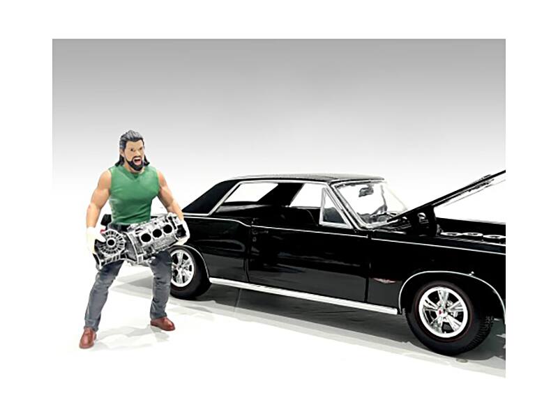 Alt View 4. American Diorama - "Muscle Mechanics" Figure #5 for 1/24 Scale Models by American Diorama.