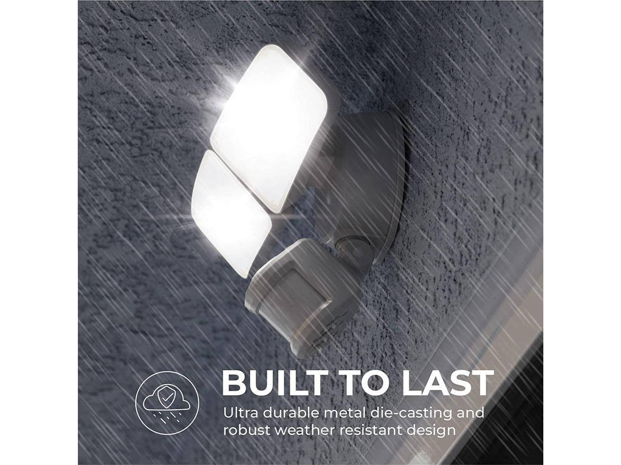 BUILT TO LAST  
Ultra durable metal die-casting and robust weather resistant design
