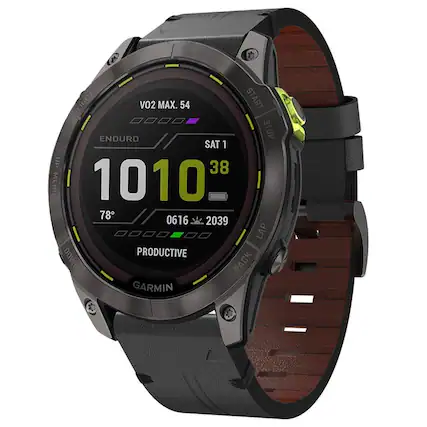 LIGHT VO2 MAX. 54
ENDURO
SAT 1
1010
38
78°
0616
2039
PRODUCTIVE
GARMIN