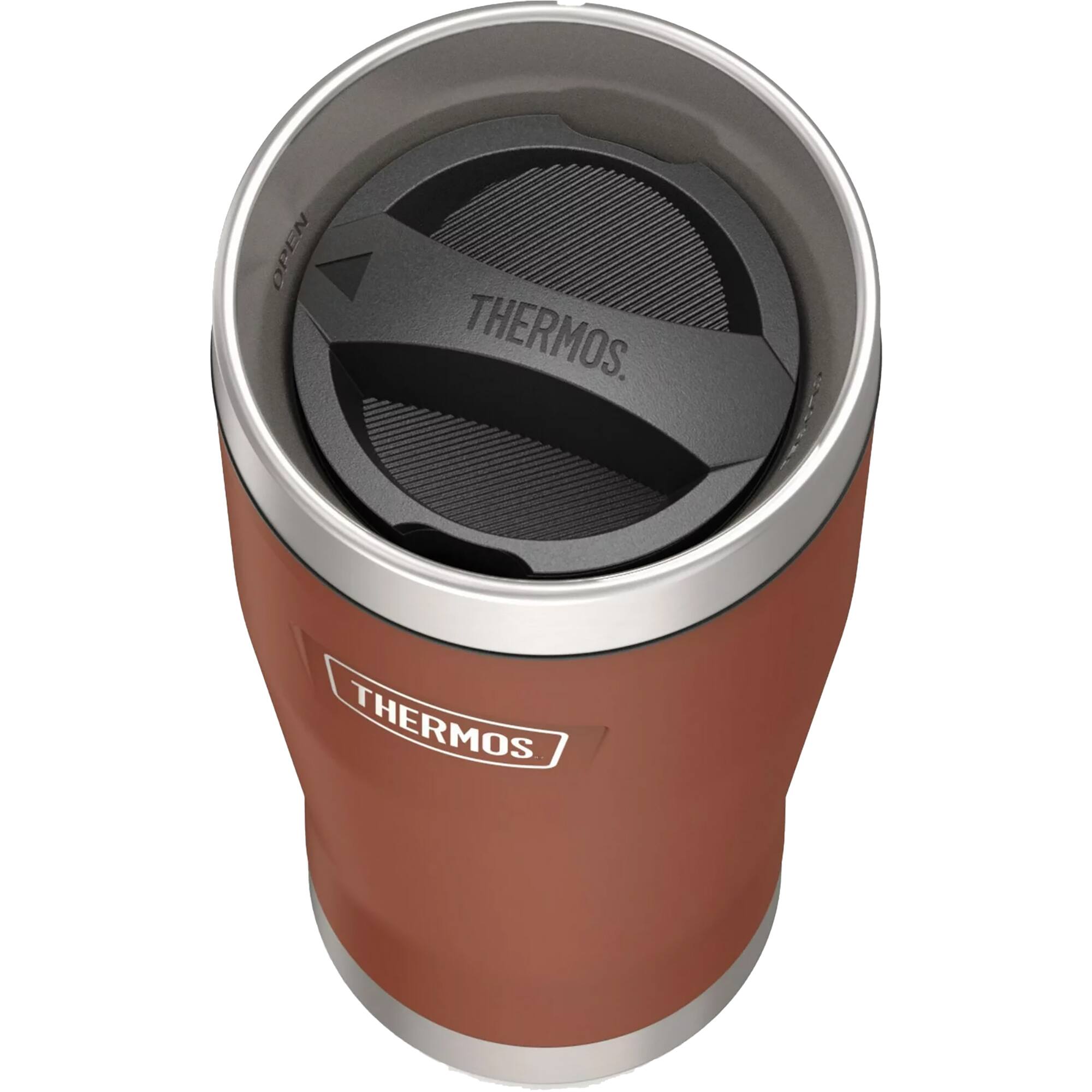 OPEN THERMOS. THERMOS.
