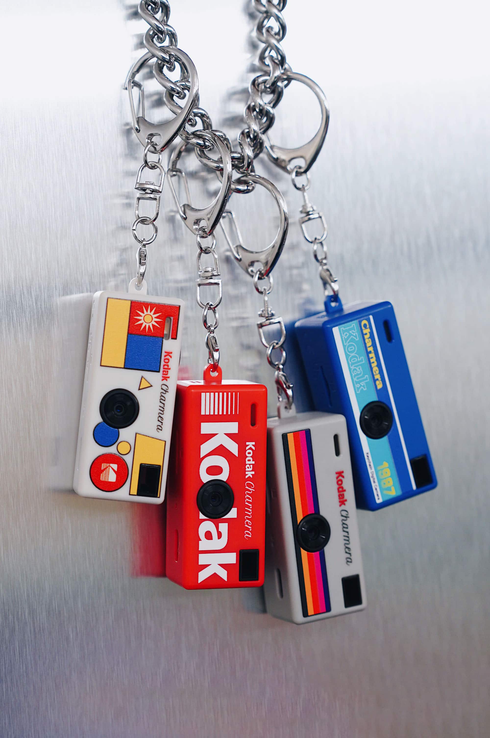 Kodak Charmera 1997 キーホルダー型デジタルカメラ　グレー Kodak 1987 CHARMERA Keychain Digital Camera Blind Box Single Box