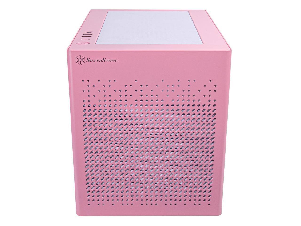 Alt View 4. SilverStone - SilverStone Technology SUGO 16 Pink Mini-ITX Small Form Factor case with All Metal Construction, SST-SG16P - Pink.