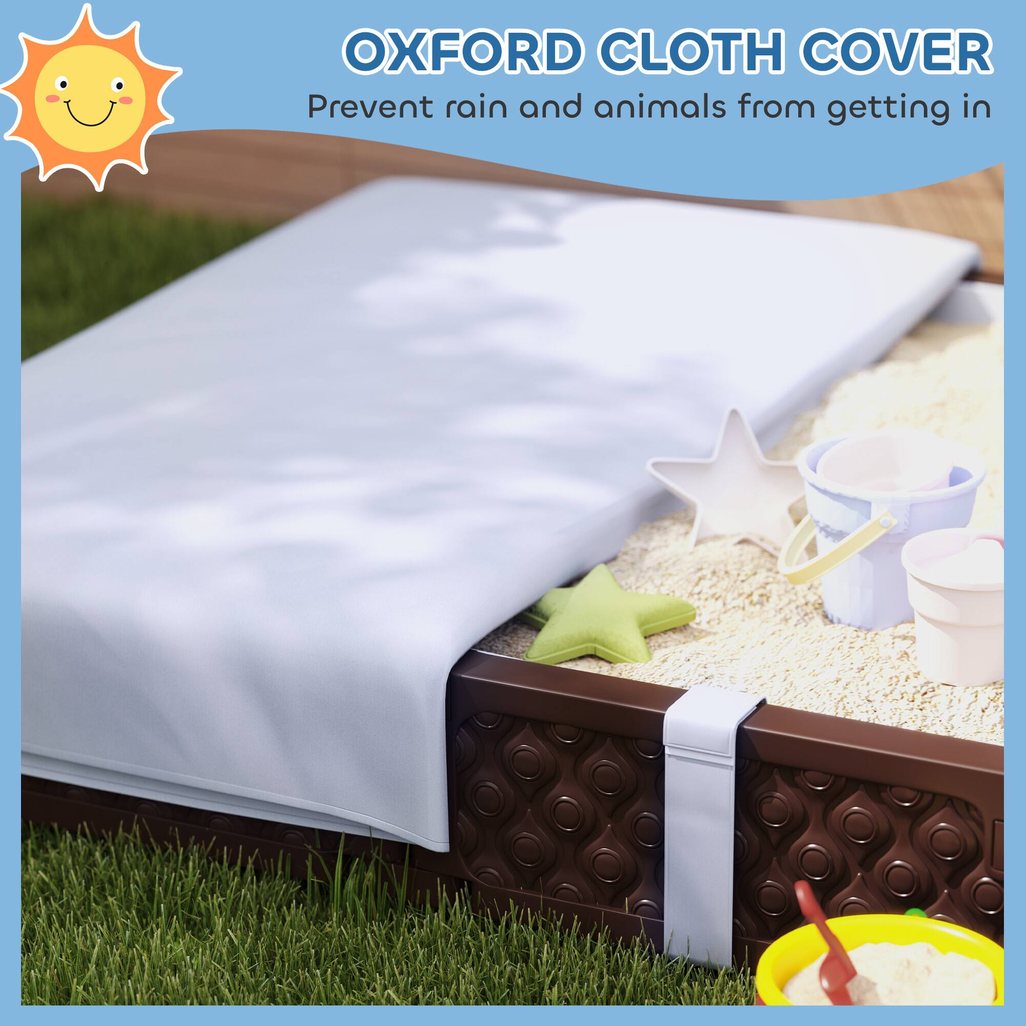 OXFORD CLOTH COVER  
Prevent rain and animals from getting in