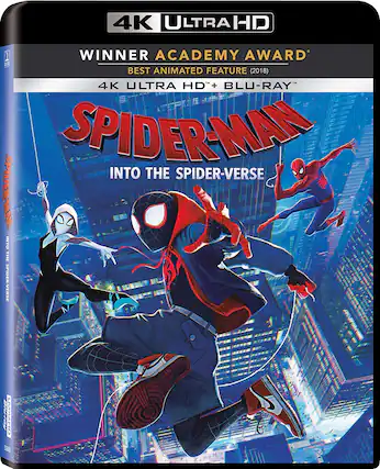 Front. Spider-Man: Into the Spider-Verse - 4K Blu-Ray.