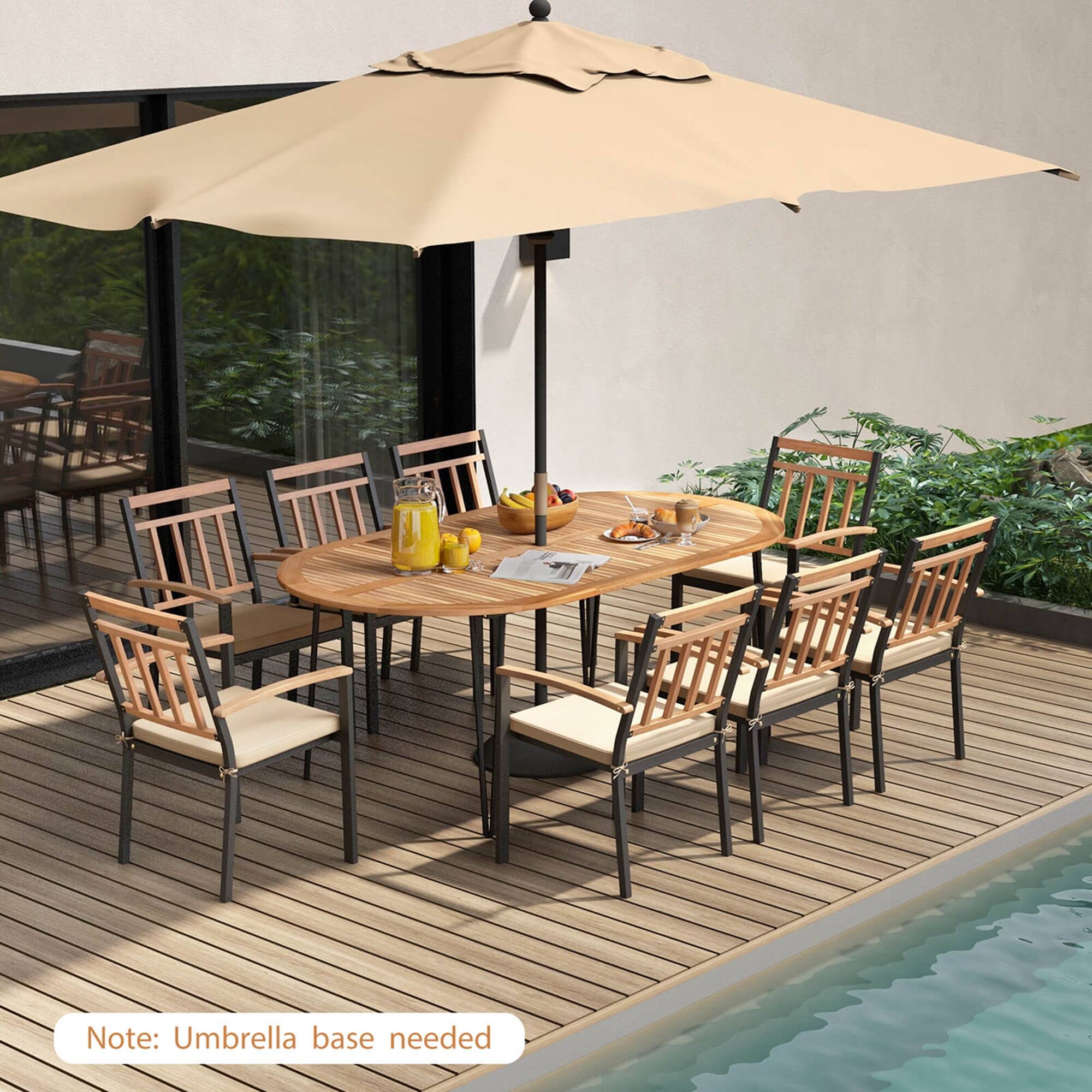 AUERD Note: Umbrella base needed