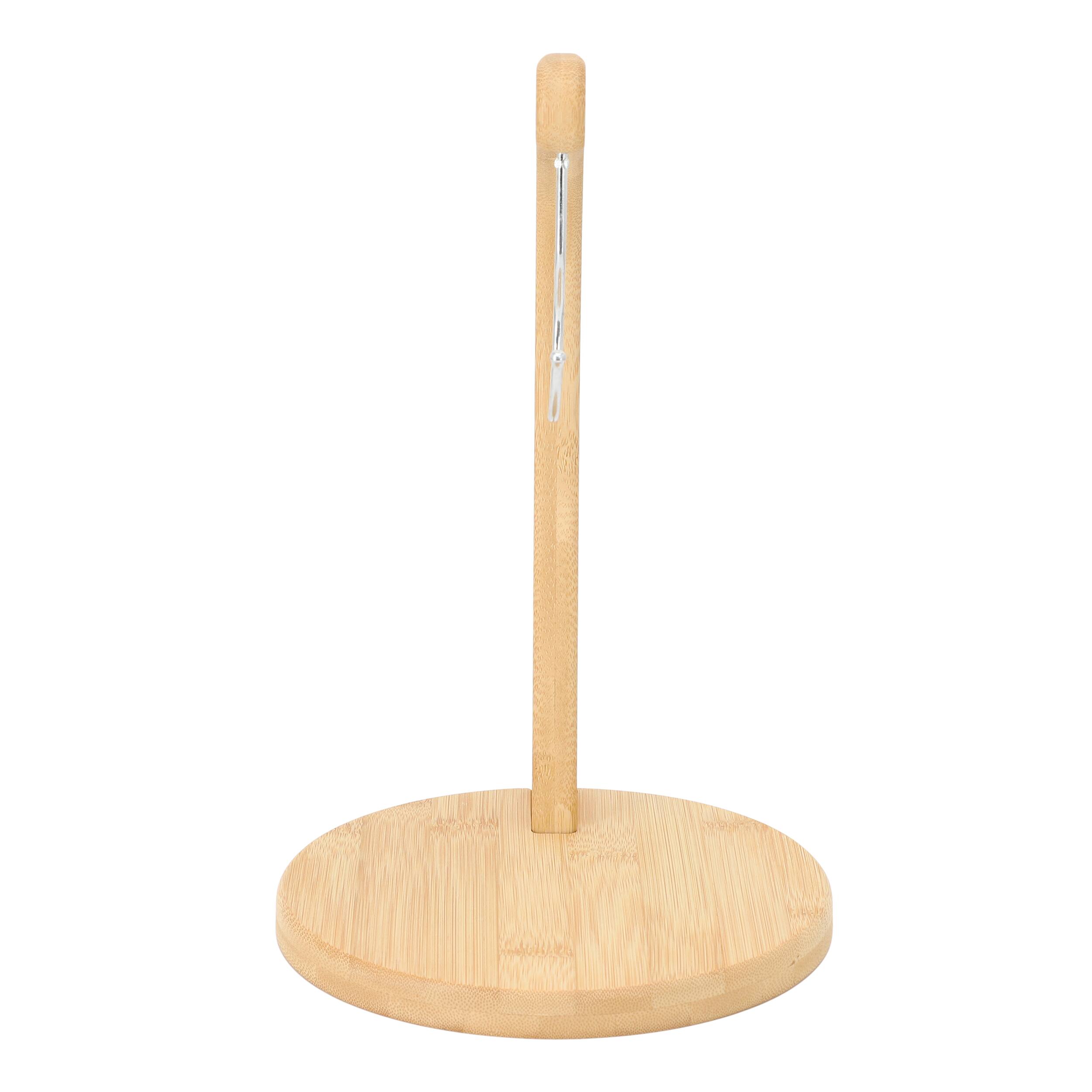 Alt View 3. MegaChef - MegaChef Bamboo Wood Banana Hanger - Brown.