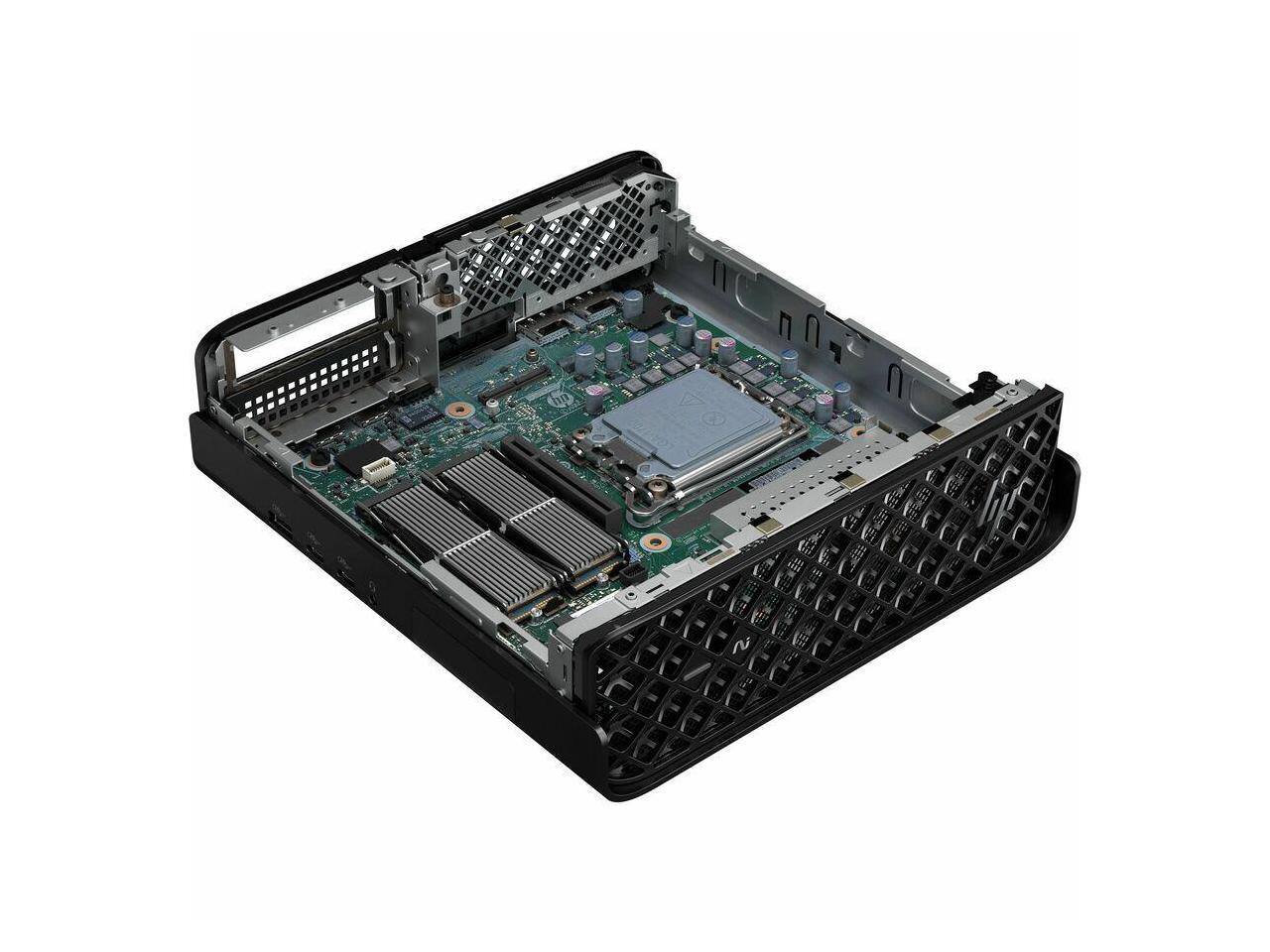 Alt View 5. HP - HP Z2 G1i Workstation - Intel Core Ultra 5 235 - 32 GB - 1 TB SSD - NVIDIA RTX A400 - Windows 11 Pro - Mini PC - Black.