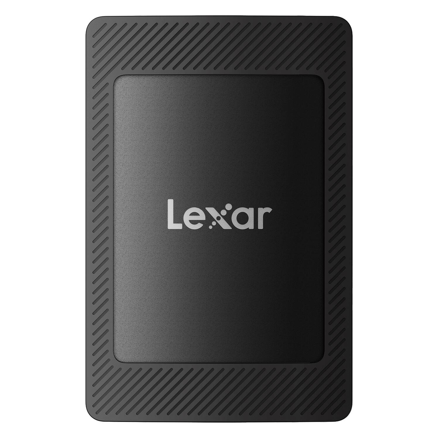 Angle. Lexar - SL500 Portable USB 3.2 Gen 2x2 SSD 2 TB Magnetic Set - Black.