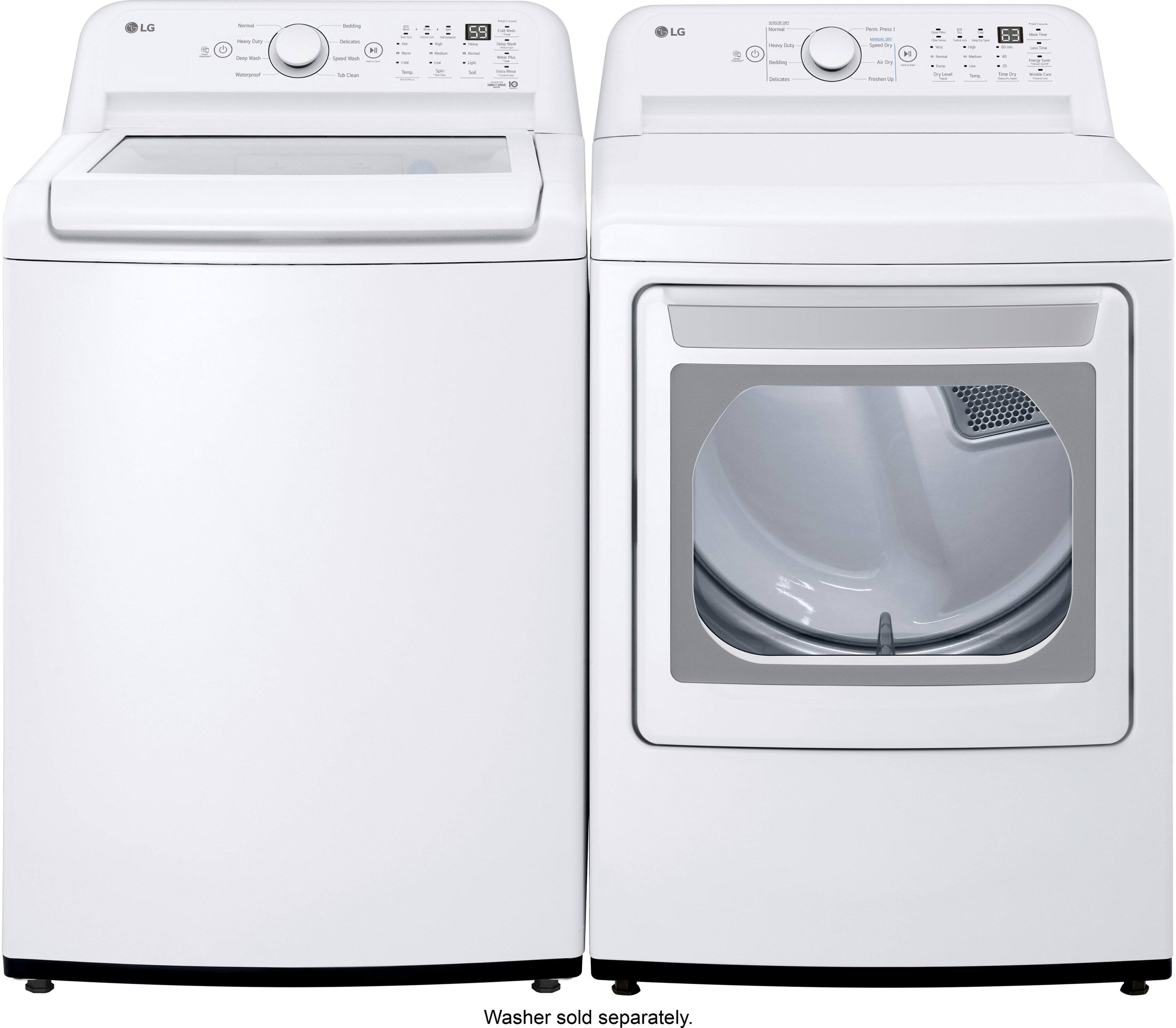 LG - - + - - - - - . - - - - - S9 1 LG 5 - I - - - - - H  Washer sold separately.
