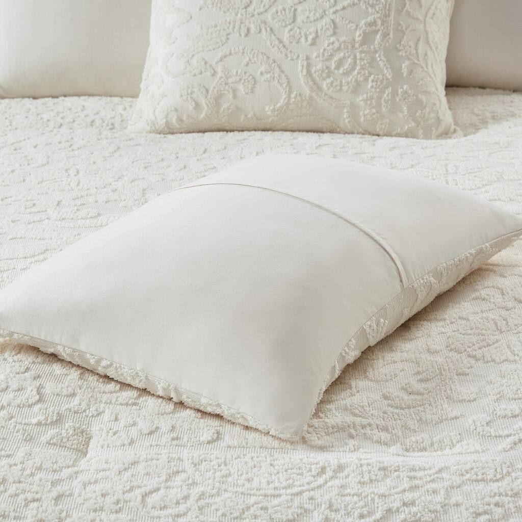 Alt View 2. Gracie Mills - Gracie Mills Toulon 3 Piece Tufted Woven Comforter Set - Ivory.