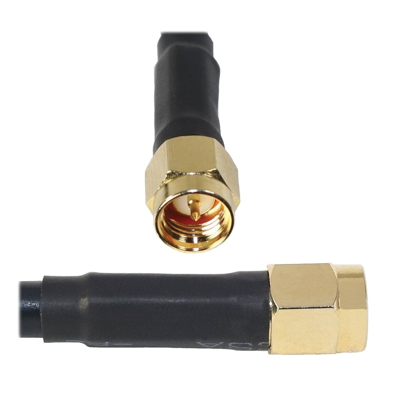 Alt View 2. Tram - 5-1/2" ABS NMO Magnet Mount with RG58 Coaxial Cable and SMA Connector - Black.