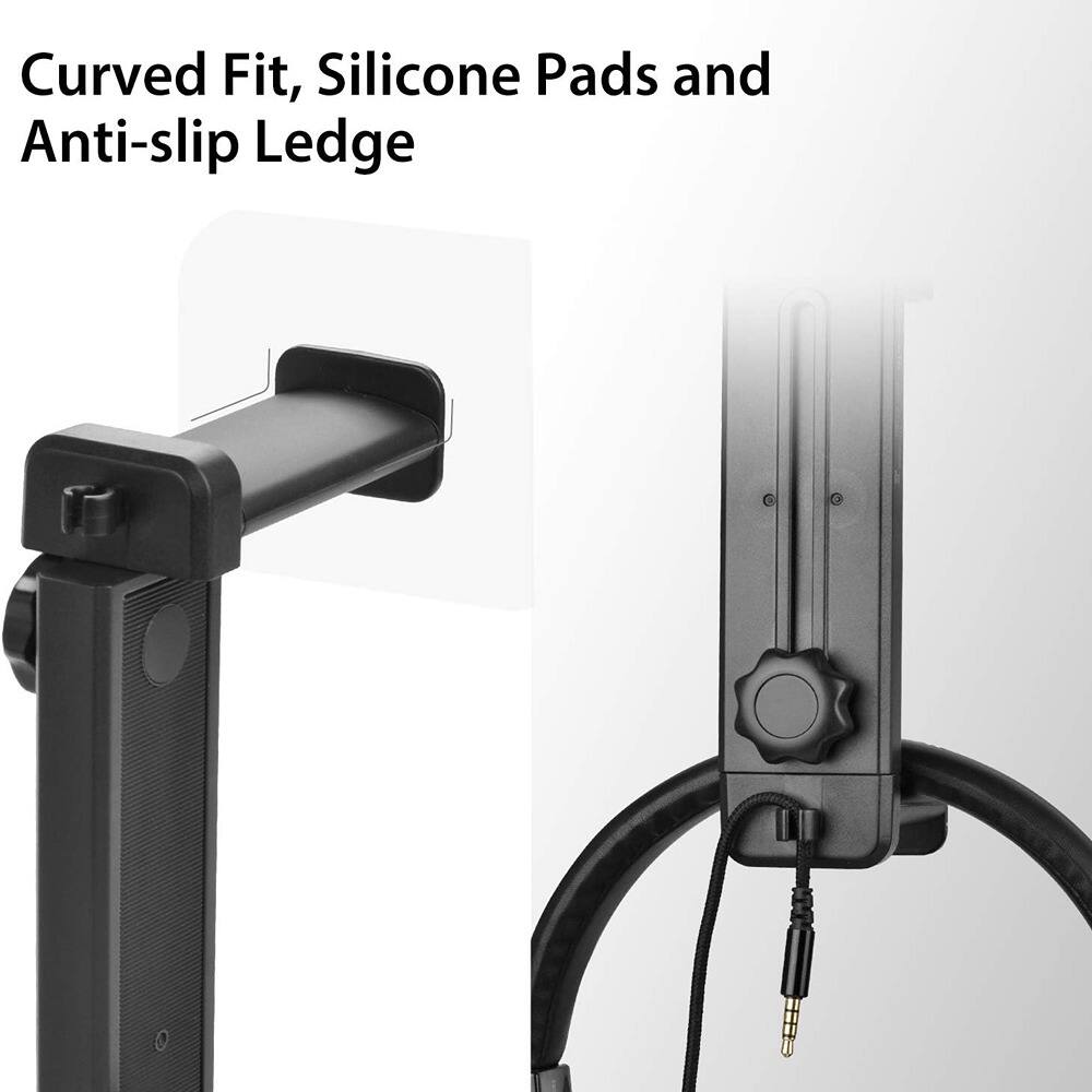Curved Fit, Silicone Pads and Anti-slip Ledge