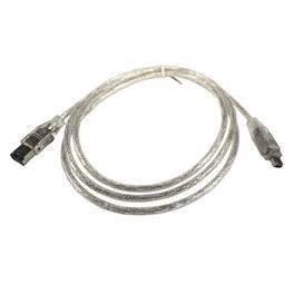 HQRP - IEEE 1394 4pin to 6pin Cable Cord for Canon ZR, ZR10, ZR100, ZR20, ZR200, ZR25MC, Elura, 10, 100, 2, 20MC Camcorder