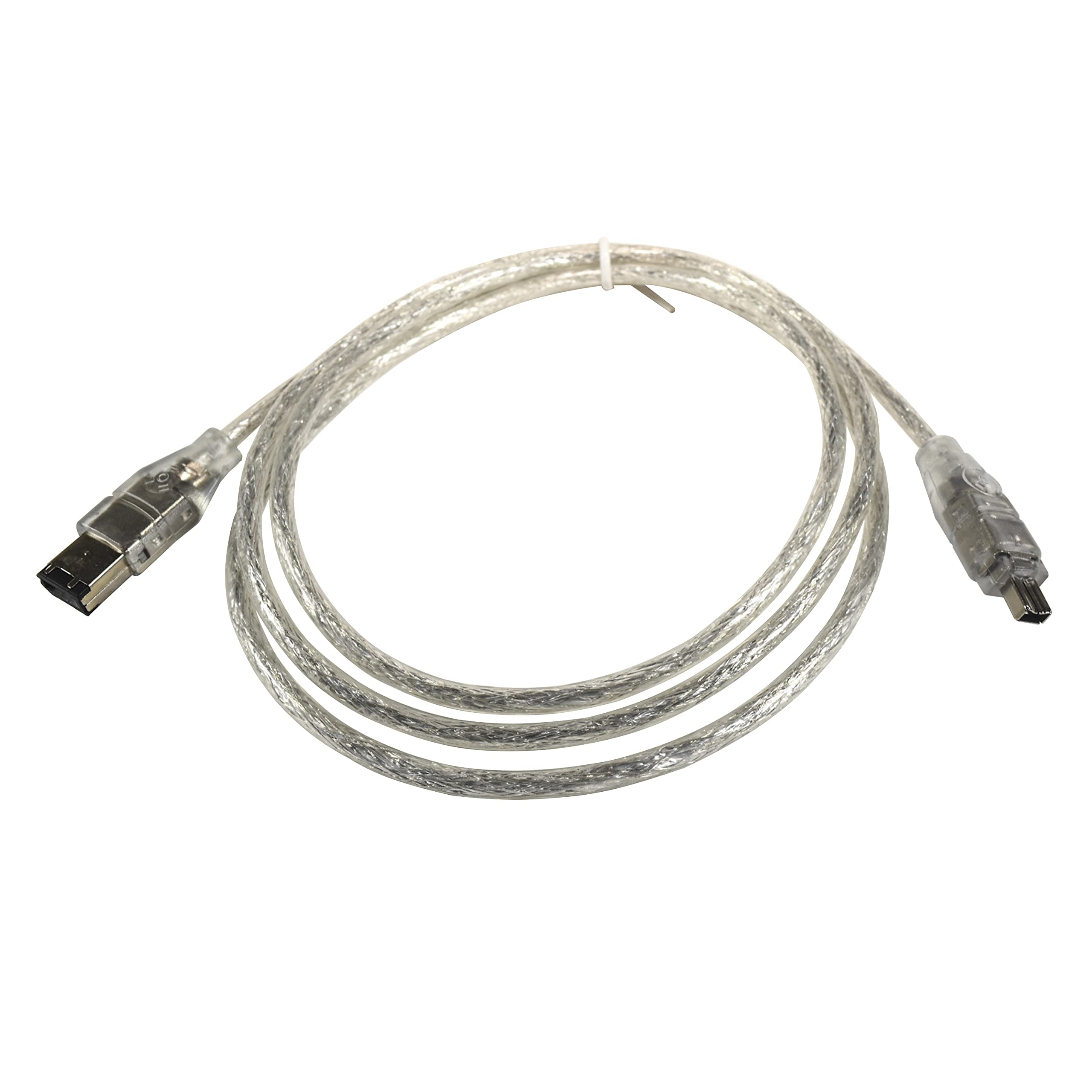 HQRP - IEEE 1394 4pin to 6pin Cable Cord for Canon ZR, ZR10, ZR100, ZR20, ZR200, ZR25MC, Elura, 10, 100, 2, 20MC Camcorder
