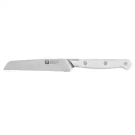 ZWILLING - Pro Le Blanc 5-inch Serrated Utility Knife - White
