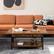 Alt View 18. Costway - Coffee Table Industrial 2-Tier W/ Storage Shelf &Storage Shelf for Living Room - Rustic Brown.
