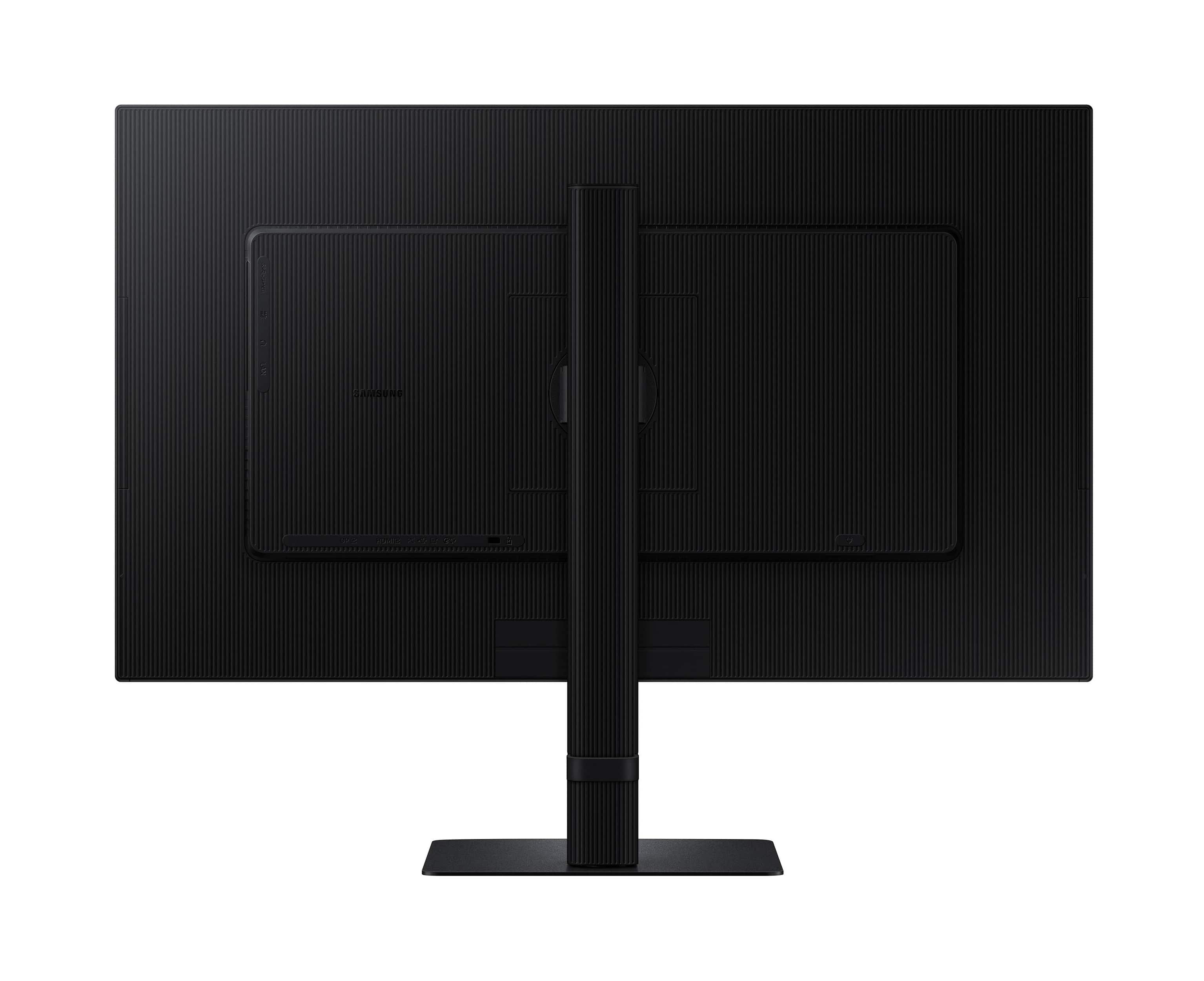 Back. Samsung - Samsung ViewFinity 32" S8 (S80UD) 4K UHD HDR10 High Resolution Monitor (USB Hub, USB-C, HMDI, DisplayPort) - Black.