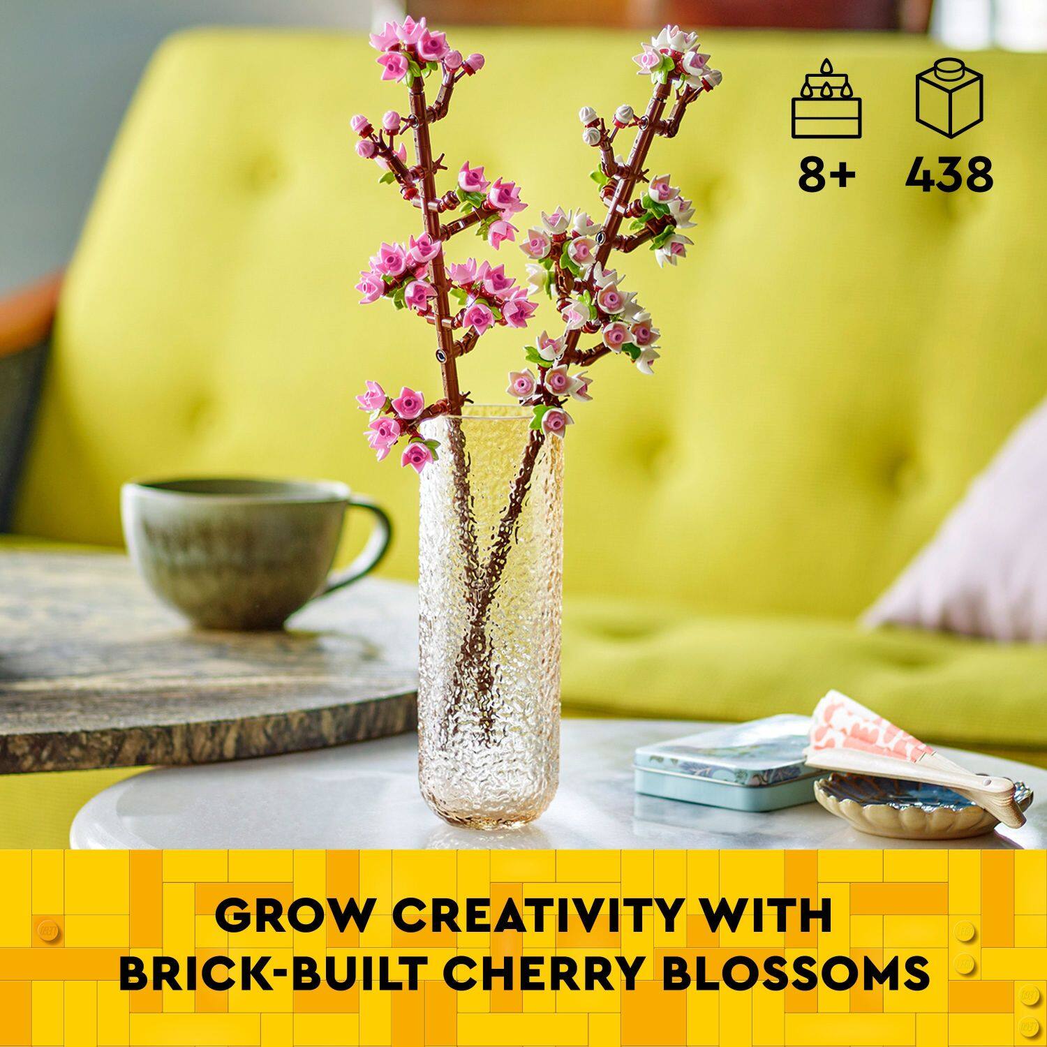 8+ 438  
GROW CREATIVITY WITH BRICK-BUILT CHERRY BLOSSOMS