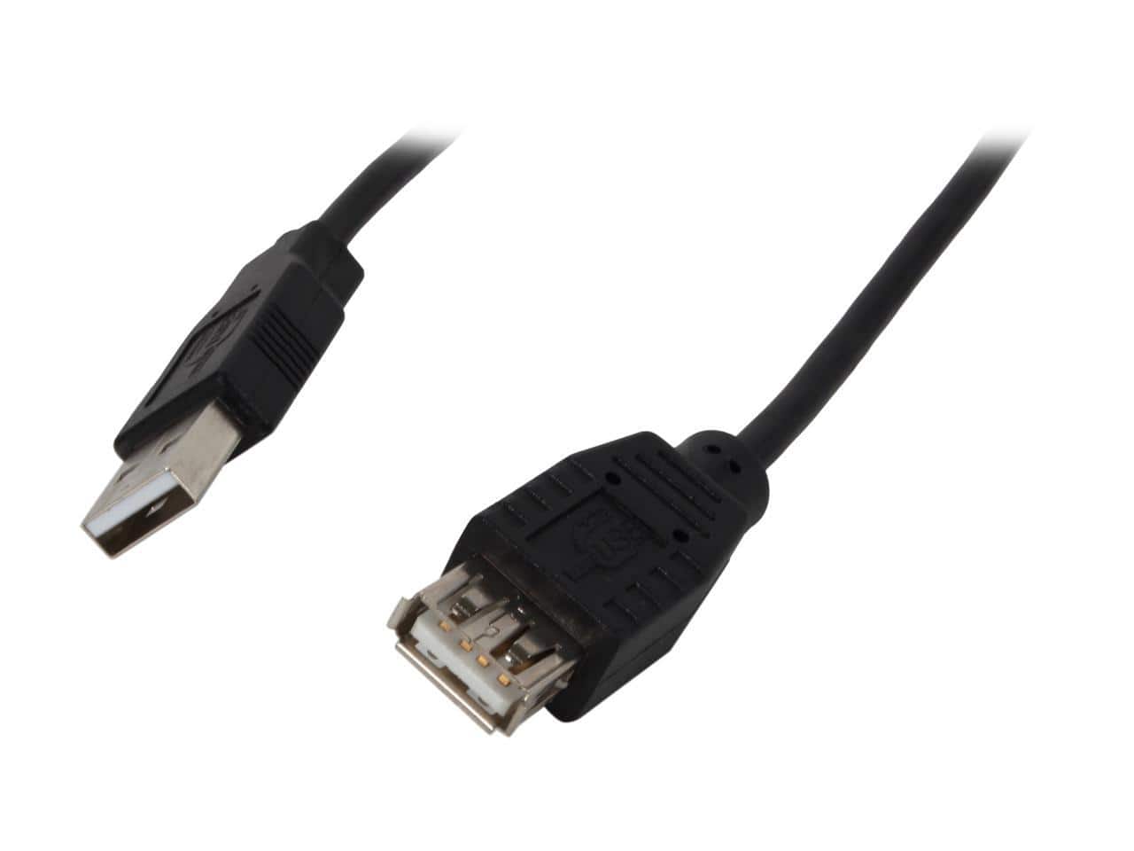 Nippon Labs - USB-10-MF-BK 10 ft. Black USB Extension 10ft Cable 10 feet - OEM