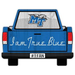 Fan Creations - MTSU Blue Raiders 12'' x 12'' Truck Back D-cor - Multicolor