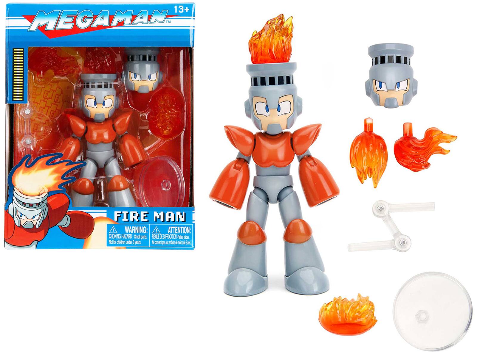 13+ MEGAMAN

FIRE MAN

WARNING: CHOKING HAZARD - Small parts. Not for children under 3 years.

ATTENTION: RISQUE DE SUFFOCATION - Petites pièces. Ne convient pas aux enfants de moins de 3 ans.
