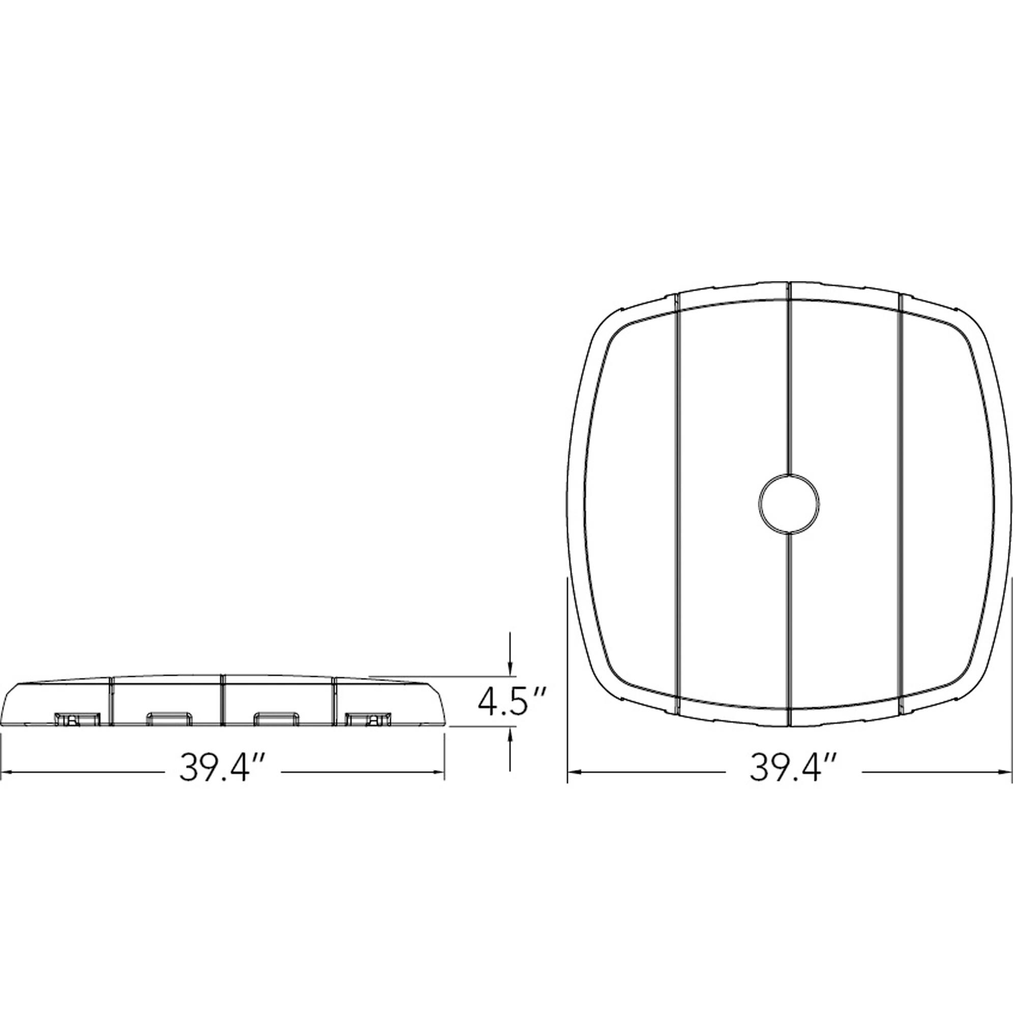 4.5"  
39.4"  
39.4"