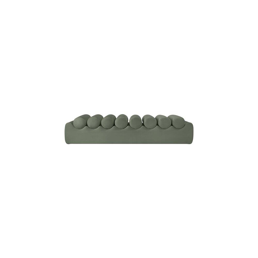 Alt View 2. Meridian Furniture - Rumble Green Vegan Leather Bench - Green.