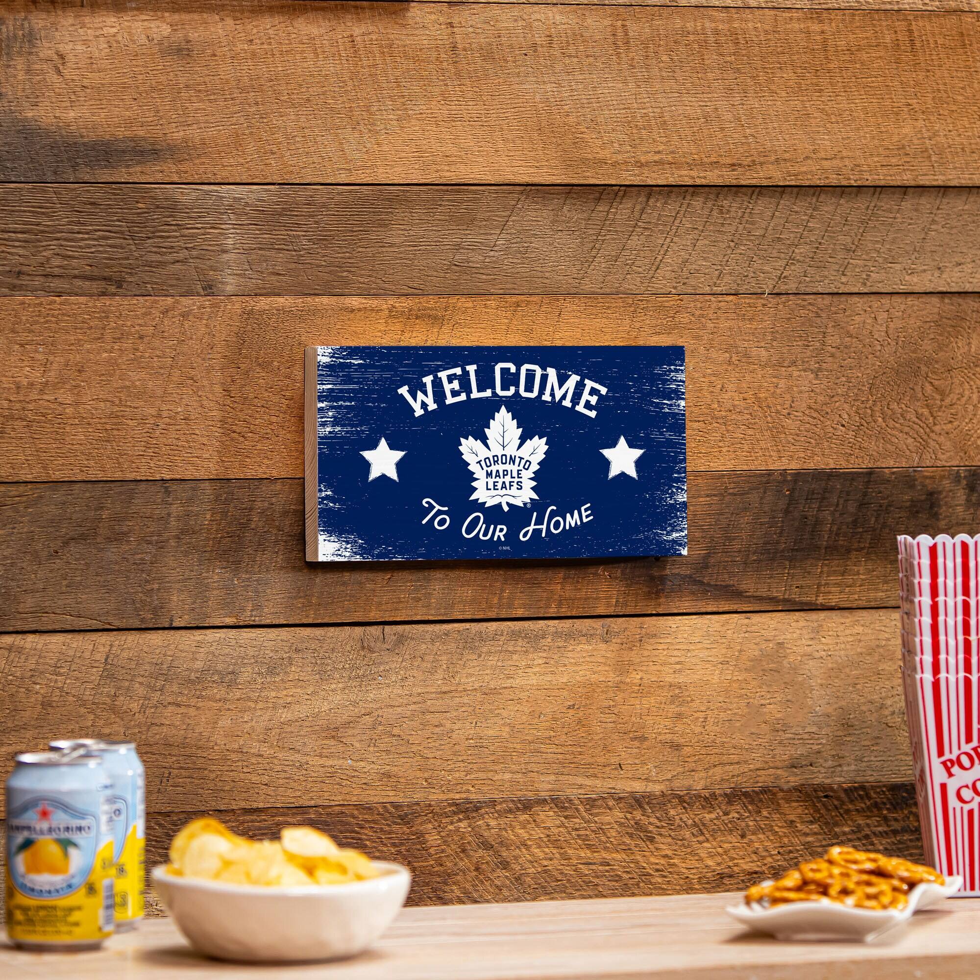 WELCOME  
TO OUR HOME  

TORONTO MAPLE LEAFS