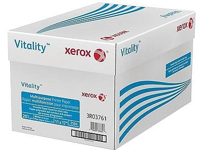 Vitality xerox  
YORK Vitality  
xerox  
Vitality Multipurpose xerox Popier multifonction Printer Poper pour imprimante  
Good for 20 3R03761 11x17 2500