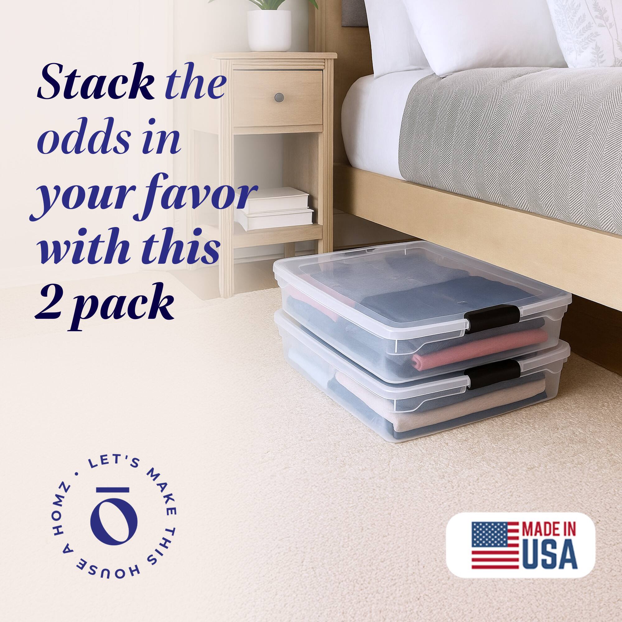 Stack the odds in your favor with this 2 pack

LET'S MAKE THIS HOUSE A HOME

MADE IN USA