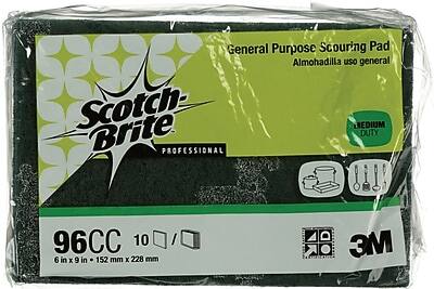 Scotch-Brite - General Purpose Scouring Pad, 10/Pack (96CC) - Green