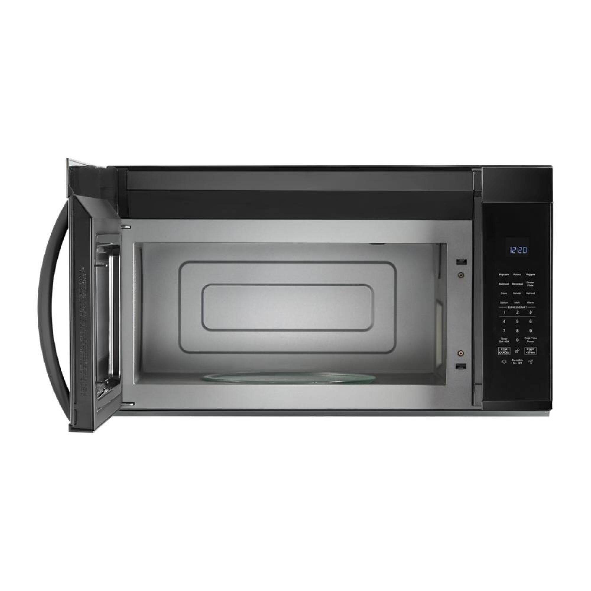 Alt View 9. Whirlpool - 1.9 Cu. Ft. Over-the-Range Microwave with Sensor Cooking - Black.