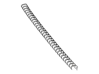 Fellowes - 1/4" Metal Wire Binding Spine, 35 Sheet Capacity, 25/Pack (52539) - Black