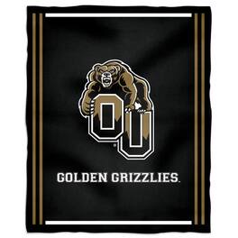 Vive La Fete - Oakland Golden Grizzlies 36'' x 48'' Children's Mascot Plush Blanket - Multicolor