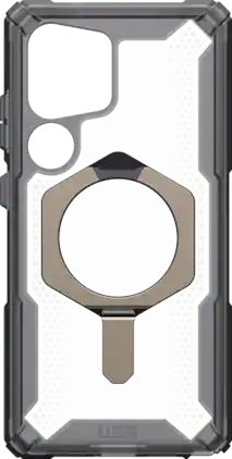 UAG - Plasma XTE Case + Magnet Kickstand Clear/Gold - Samsung Galaxy S25 Ultra - Ash/Titanium