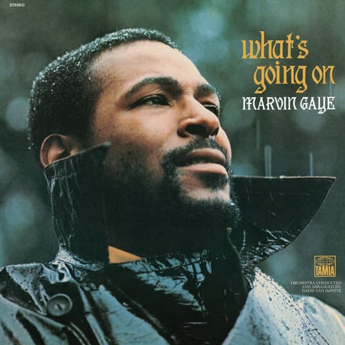 STEREO

what's going on  
MARVIN GAYE

TAMIA  
ORCHESTRA CONDUCTED AND ARRANGED BY DAVID VAN DMPITTE