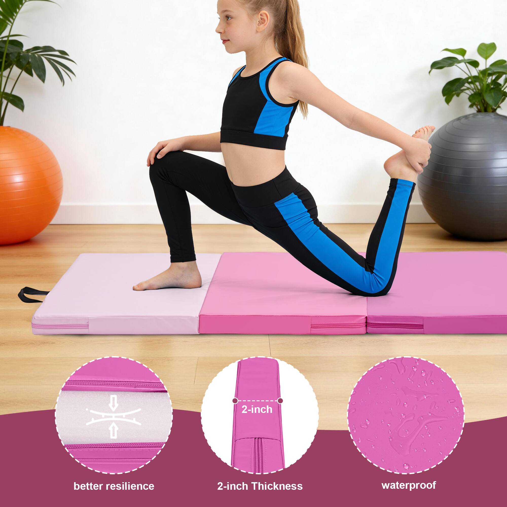 - 2-inch Thickness
- better resilience
- waterproof