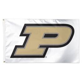 WinCraft - Purdue Boilermakers 3' x 5' Single-Sided Vibrant Deluxe Flag - White
