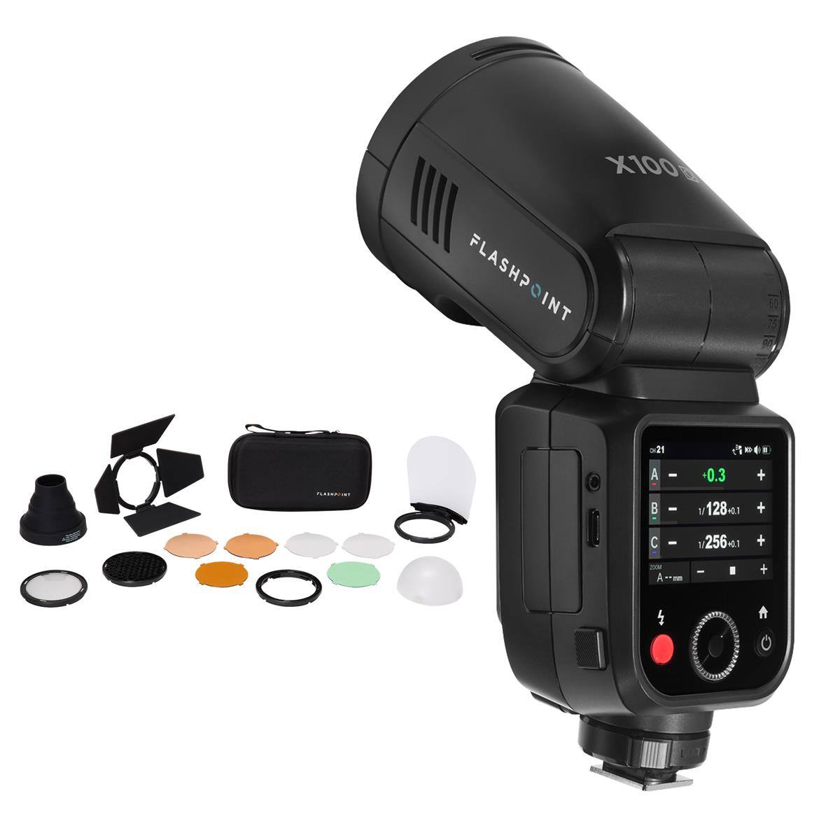 X100 FLASH? INT  
PLASHPOINT  
21 A -  
-0.3 + 1/128-0.1 +  
C -  
256 0.1 +  
200M A +