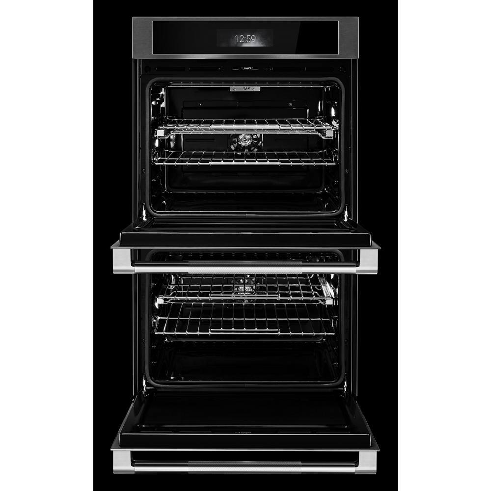 Alt View 1. JennAir - RISE 30" Built-In Double Electric Double Wall Oven with MultiMode True Convection - Stainless Steel.