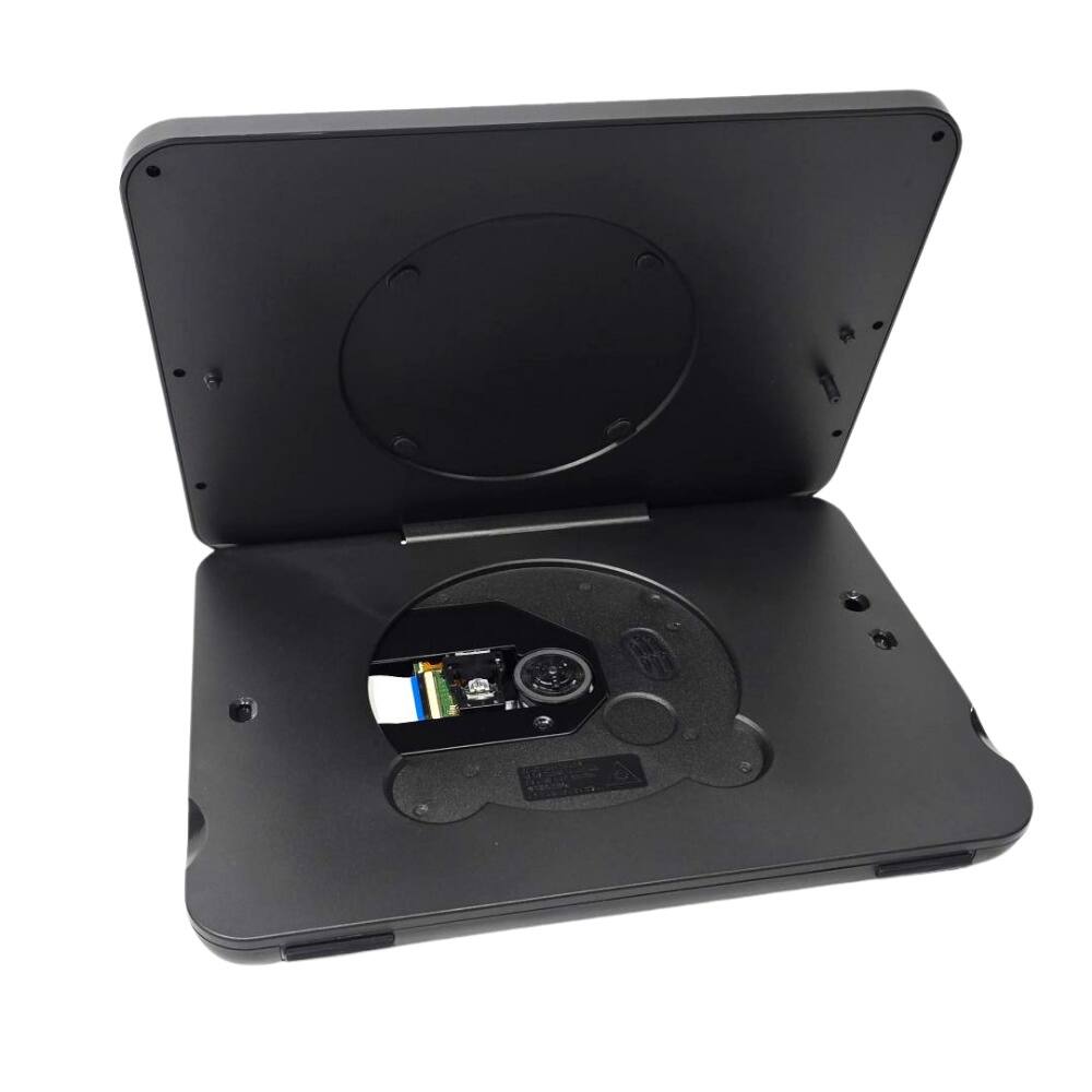 Alt View 2. Sylvania - 10.1" Dual Screen Portable Blu-Ray DVD CD Player - SDVD1087 - Black.