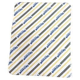 Logo Brands - Golden State Warriors 50" x 60" Classic Vertical Stripe Fleece Throw Blanket - Multicolor