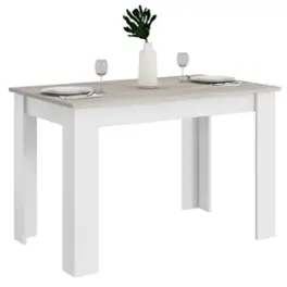 Costway - Dining Table 47 Inch Kitchen Dining Table Rectangular for Small Space - Light Gray
