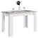Front. Costway - Dining Table 47 Inch Kitchen Dining Table Rectangular for Small Space - Light Gray.