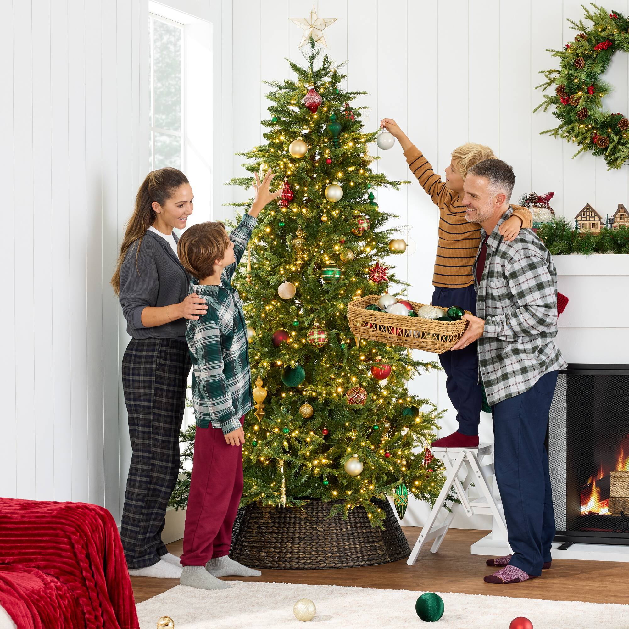 Alt View 2. Best Choice Products - Best Choice Products 12ft Pre-Lit Artificial Full Aspen Noble Fir Christmas Tree w/ 3,000 2-in-1 Twinkling Micro LEDs - Green.